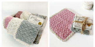Country Charm Dishcloth Free Crochet Pattern and Video Tutorial