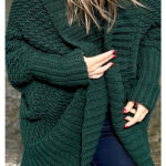 Evergreen Cocoon Shrug Free Crochet Pattern and Video Tutorial
