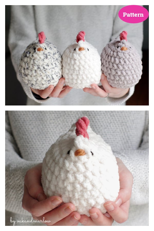 Mabel Chicken Amigurumi Crochet Pattern