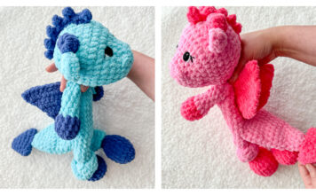 Mini Dragon Snuggler Free Crochet Pattern