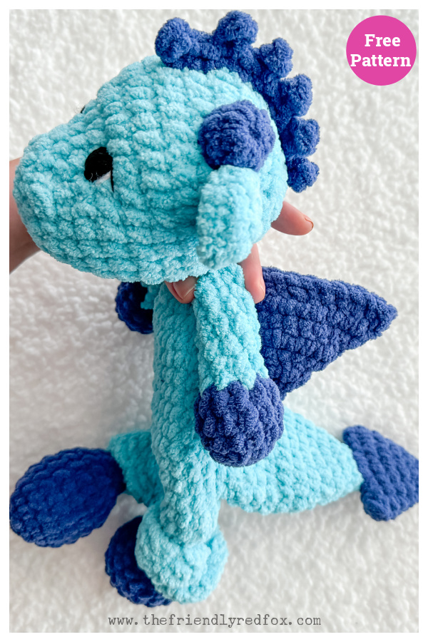 Mini Dragon Snuggler Free Crochet Pattern 