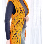 Pineapple Vest Free Crochet Pattern