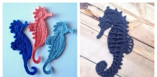 Seahorse Applique Crochet Patterns