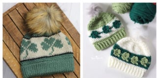 St. Patrick's Day Shamrock Hat Free Crochet Patterns