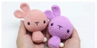 Sweet Little Bunny Amigurumi Free Crochet Pattern and Video Tutorial