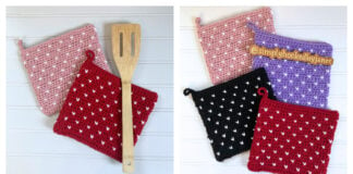 Tiny Hearts Hot Pad Free Crochet Pattern