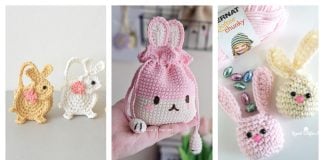 10+ Bunny Treat Bag Crochet Patterns