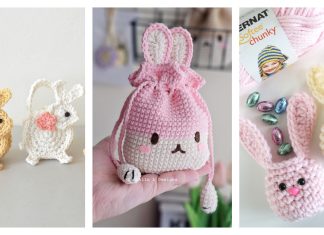 10+ Bunny Treat Bag Crochet Patterns