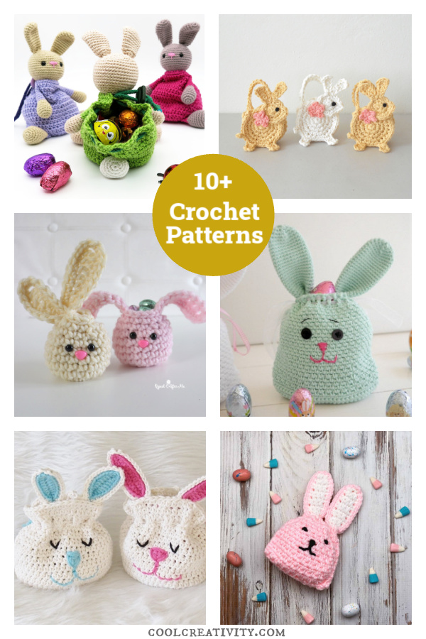 10+ Bunny Treat Bag Crochet Patterns