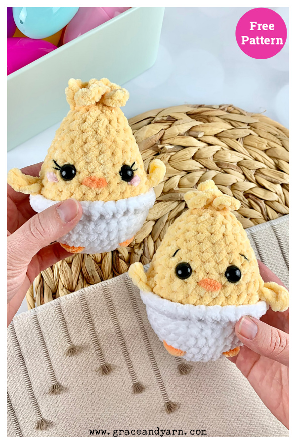 Amigurumi Plush Chick Free Crochet Pattern