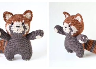 Auburn the Red Panda Amigurumi Free Crochet Pattern