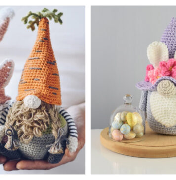 Bunny Gnome Amigurumi Crochet Patterns