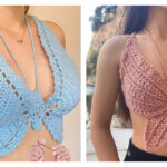 Butterfly Crop Top Crochet Patterns