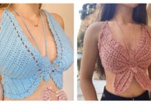 Butterfly Crop Top Crochet Patterns