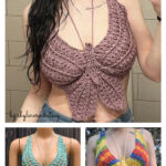 Butterfly Shelly Top Crochet Pattern and Video Tutorial