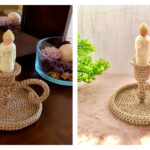 Candlestick Trinket Dish Free Crochet Pattern