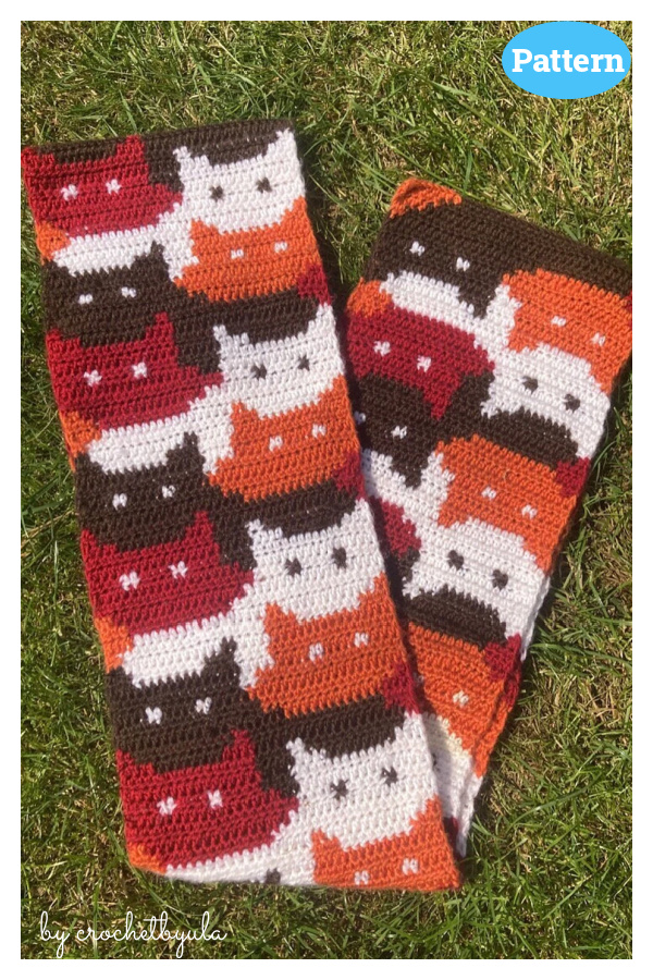 Cat Scarf Crochet Pattern
