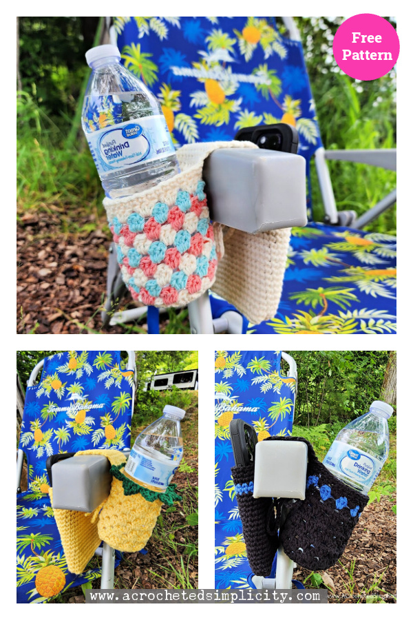 Beach Chair Caddy Free Crochet Pattern