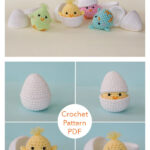 Chick in Egg Amigurumi Crochet Pattern