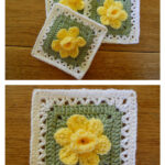 Daffodowndillies Square Free Crochet Pattern