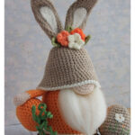Easter Bunny Gnome Amigurumi Crochet Pattern