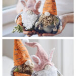 Easter Bunny Gnome Amigurumi Crochet Pattern