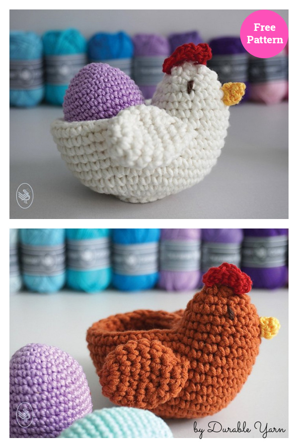 Easter Chicken Amigurumi Free Crochet Pattern