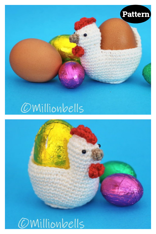 Easter Chicken Egg Holder Crochet Pattern