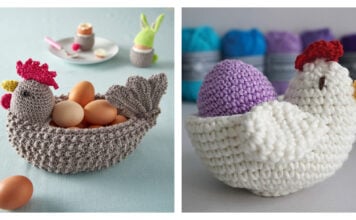 Easter Chicken Egg Holder Crochet Patterns