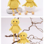 Easter Chicks with Shell Free Crochet Pattern