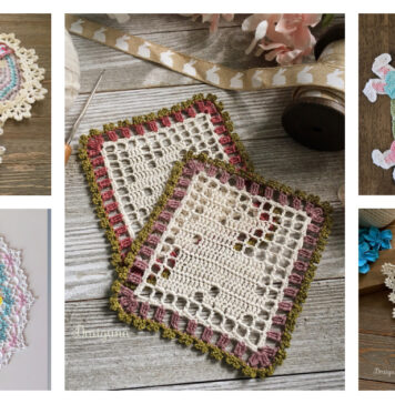 Easter Decor Spring Doily Crochet Patterns