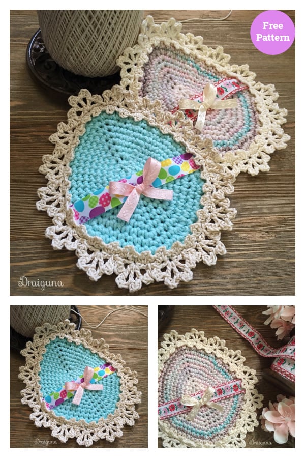 Enchanting Egg Doily Free Crochet Pattern