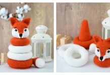 Fox Stacking Toy Free Crochet Pattern