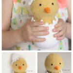 Hatching Chick Plushy Free Crochet Pattern