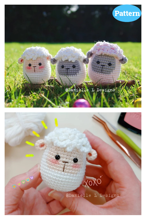Lamb Easter Egg Crochet Pattern