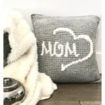 Love Mom Pillow Crochet Pattern