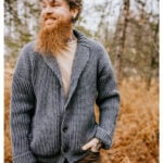 Men’s Shawl Collar Cardigan Free Crochet Pattern