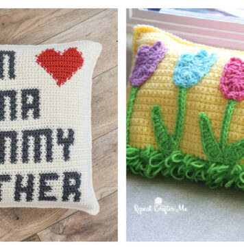 Mother's Day Pillow Crochet Patterns