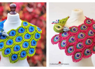 Peacock Shawl Crochet Pattern