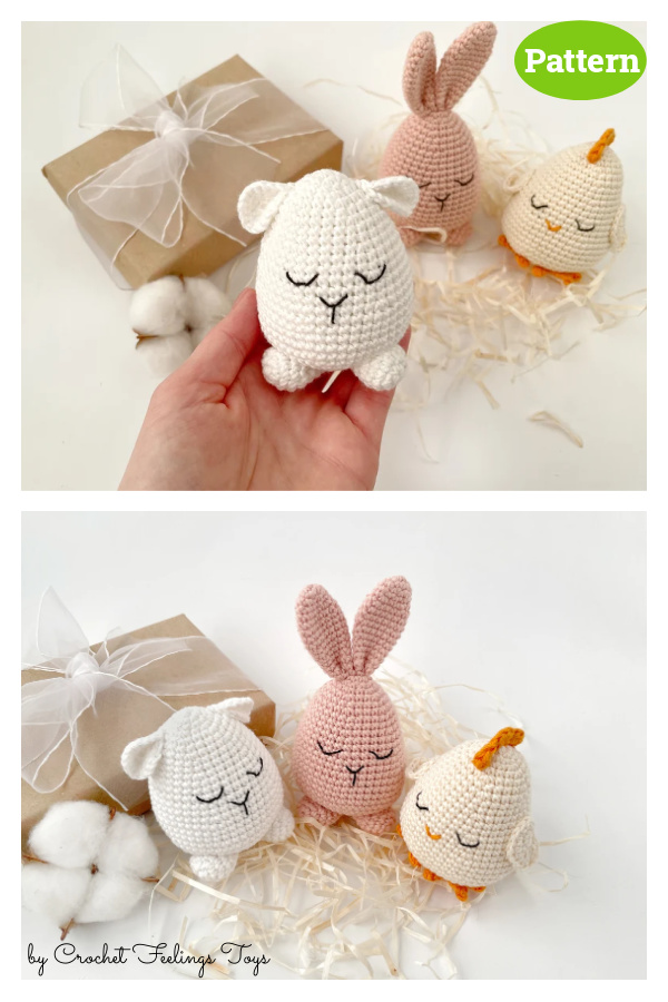 Sheep Egg Crochet Pattern