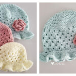 Spring Girls Hat Free Crochet Pattern
