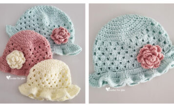 Spring Girls Hat Free Crochet Pattern