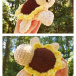 Sunflower Turtle Amigurumi Crochet Pattern