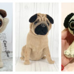 10+ Pug Dog Amigurumi Crochet Patterns