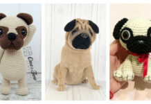 10+ Pug Dog Amigurumi Crochet Patterns