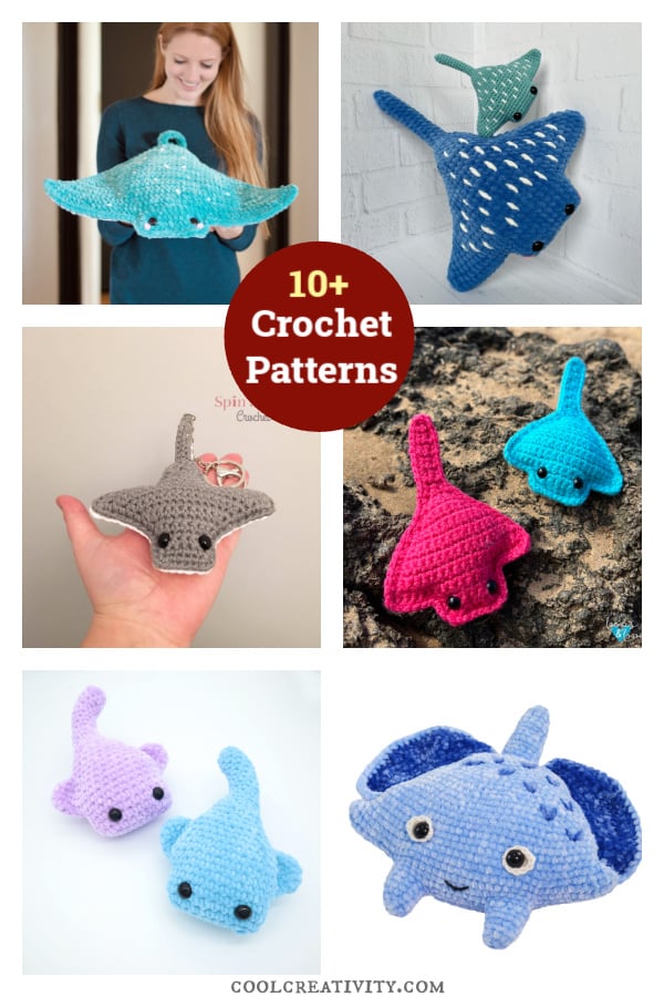 10+ Stingray Amigurumi Crochet Patterns 