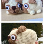 Amigurumi Pug Dog Free Crochet Pattern