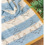 Anchor Filet Baby Blanket Crochet Pattern