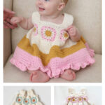 Baby Boho Sundress Free Crochet Pattern and Video Tutorial