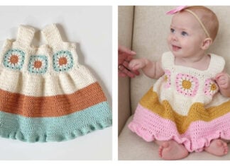 Baby Boho Sundress Free Crochet Pattern and Video Tutorial